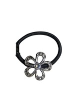 Brighton Hair Tie With Rhinestone Flower Design J14 - $310.68 MXN