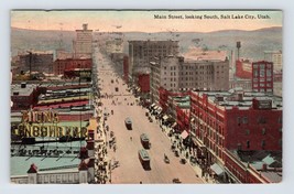 Main Street Vista Ricerchi North Salt Lake Città Utah Ut 1913 DB Cartolina J17 - £3.12 GBP