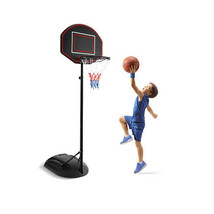 5.5 to 7.5 FT Adjustable Portable Basketball Hoop System with Anti-Rust ... - $119.80