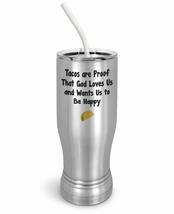 PixiDoodle Religious Funny Taco Insulated Coffee Mug Tumbler with Spill-Resistan - £27.55 GBP+