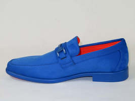 Men's TAYNO Shoes Soft Micro Suede Slip-on Loafer THE CAPRIO S Royal Blue image 4