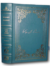 Rare  Benjamin Franklin, Carl Van Doren, Vol. I, Special Edition Leather &amp; Gold  - £95.10 GBP