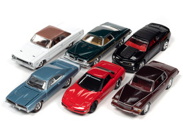 &quot;Muscle Cars USA&quot; 2022 Set A of 6 pieces Release 2 1/64 Diecast Model Cars by... - £55.32 GBP
