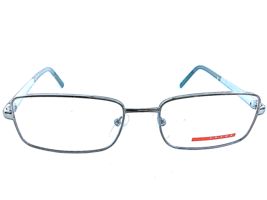 New PRADA Sport VPS 56A 5AV-1O1 Silver 53mm Men's Eyeglasses Frame Italy - $189.99