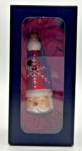 Max Glass Tall Santa Hat Blown Glass Christmas Ornament U255 - £21.32 GBP