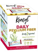 Daily Psyllium Soluble Fiber To-Go Powder Natural Fiber (Read Desc!) 10 ... - $29.69