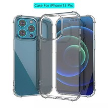 Shockproof Case iPhone 13 Pro XS Max X XR 7 8 iPhone 12 11 Transparent Clear Fit - $9.85