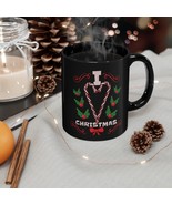 I Heart Christmas Candy Canes Holly Mug - Christmas Gift Coffee, Black 15oz Mug - $21.98
