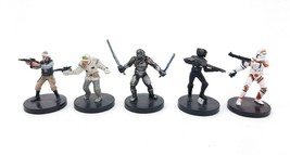 WotC Star Wars Miniatures Utapau  Clone Trooper Rebel Troopers 4-LOM Mandalorian - £15.75 GBP