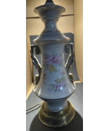 Vintage Hand Painted Porcelain Table Lamps - $909.20 MXN