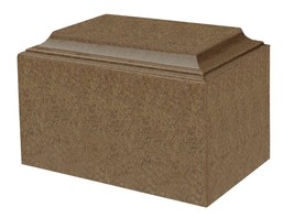Large/Adult 225 Cubic Inch Tuscany Walnut Cultured Granite Cremation Urn - $257.99