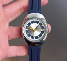 Vintage 1960’s Lanco Club 77 Automatic Steel Watch Tissot Cal 784-2 Serv... - $213.75