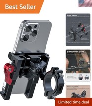 Sturdy Aluminum Phone Holder for Bicycles and Motorcycles - Tool-Free In... - $48.00