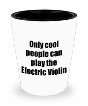 Electric Violin Player Shot Glass Musician Funny Gift Idea For Liquor Lover Alco - £10.25 GBP