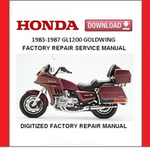 1983-1987 HONDA GL1200 GOLDWING Factory Service Repair Manual  - $20.00