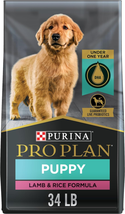 High Protein Puppy Food DHA Lamb &amp; Rice Formula - 34 Lb. Bag - £117.20 GBP