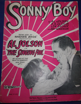Sonny Boy Al Jolson  Sheet Music 1928 - £3.18 GBP
