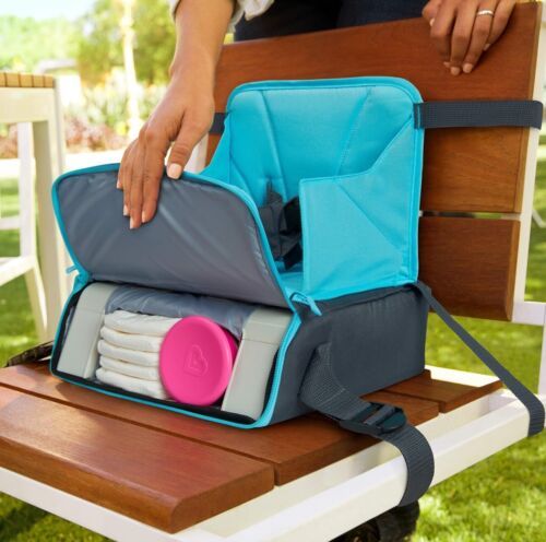 Munchkin Portable Feeding Seat Baby High Chair Folding Height Adjustable Travel - $41.27