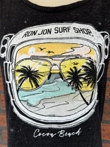 Ron Jon Surf Shop T-Shirt Small Sleeveless Tank Top Cocoa Beach Space Co... - £14.42 GBP