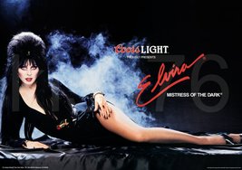 ELVIRA / COORS LIGHT 1987 34 x 24 Commercial Poster Reprint - Advertisin... - $45.00