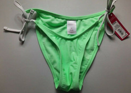 Xhilaration Juniors XS -Side tie Lime Green Bikini Bottoms - £7.69 GBP