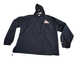 Georgia Bulldogs Hoodie 1/4 Zip Blue Nylon Champion Sz XXL READ - $19.00