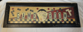 GAME ROOM DECORATION WALL MAN CAVE SIGN HAND CRAFTED  33&quot; - $32.54 CAD