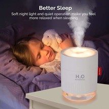 Snow Mountain Humidifier Mini Portable 500m Cool Mist Desktop Personal Air Ultra - £14.94 GBP