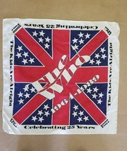 The Who / Pete Townshend - Vintage Europ EAN 25th Anni 1989 Original Tour Bandana - $25.00