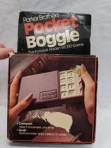 Vintage Parker Brothers Pocket Boggle Travel Game 1980 - $26.72