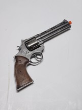 Gonher Colt python style zombie cap revolver 12 shot SILVER Made in Spain - £26.77 GBP