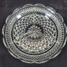 Anchor Hocking Wexford 3 Part Relish Serving Dish Pickles Olives 8 5/8 in Glass  - £7.05 GBP