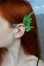 Fairy dragon ear cuff no piercing * Dragon ear wrap - £35.59 GBP+