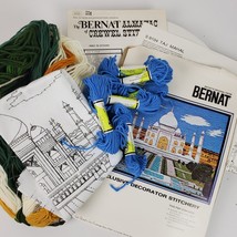 Vintage Bernat Taj Mahal Stitchery Kit Crafting See Description - £20.21 GBP