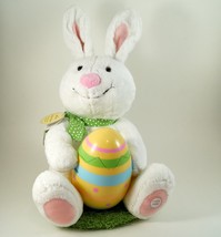 Easter Rockin Rabbit Motion, Sound/Animated Works Great Plush 13&quot; Tags H... - £10.23 GBP
