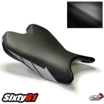 Yamaha R6 Seat Cover 2008-2011 2012 2013 2014 2015 2016 Luimoto Gray Sport Black - £85.99 GBP