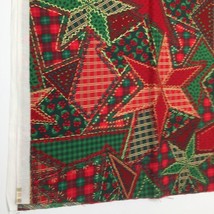1.5 Yards Cranston Print Works Christmas Fabric Stars Patchwork Needlepoint - £15.97 GBP