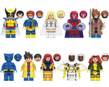 10Pcs Super Hero Minifigures Magneto Storm Wolverine Cyclops Mini Figure... - £18.95 GBP