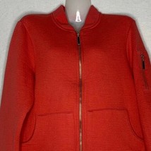 Gear for Sports Zipper Front Sweater Jacket S Coral Peach Pockets Long S... - £18.12 GBP