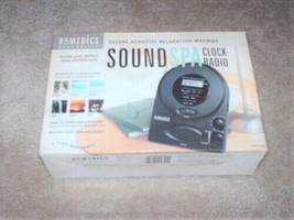 HoMedics Deluxe Acoustic Relaxation Machine SOUND SPA Clock Radio 1999 4 REPAIR - $23.75