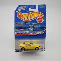 Hot Wheels 1998 First Editions Collector Mercedes SLK Yellow #646 - £7.04 GBP