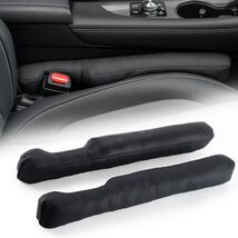 Universal 2 pcs Black Leather Car Seat Gap Fillers - Keep Items Within - $37.57