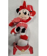 VINTAGE NWT Disney Skating Fun Minnie Mouse 17&quot; Motion Sound Plush Doll - £31.00 GBP
