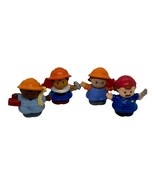 Fisher Price Little People with Arms Construction Workers Set of 4 - $210.26 MXN
