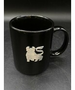 Merrill Lynch Bull Logo Ceramic Cup Mug Wall Street Black Silver Emblem - €25,66 EUR
