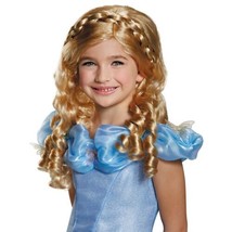 Disguise Cinderella Movie Children&#39;s Wig Costume Accessory One Size Gold - £11.98 GBP