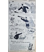 AIRWAY COFFEE - 1946 Vintage Print Ad - Most Popular Flavor In Coffee! V... - $267.88 MXN