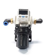 SMC AR30K-03BG Pneumatic Regulator ISE30-01-25-M Pressure Switch, H/Prec... - $91.28 CAD