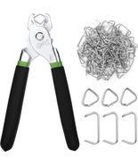 - Hog Ring Pliers Kit, 110 Pack 3/4&quot; Galvanized Hog Rings with 1 Hog Rin... - €16,40 EUR