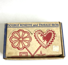 Vintage NORDIC WARE Double Rosette and Timbale Iron + patty Shell Hearts... - £6.78 GBP